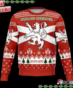 Scotland Christmas Red Ugly Sweatshirt, Sweater