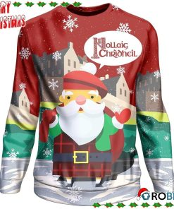 Scotland Christmas Sweater Nollaig Chridheil Ugly Sweatshirt, Sweater