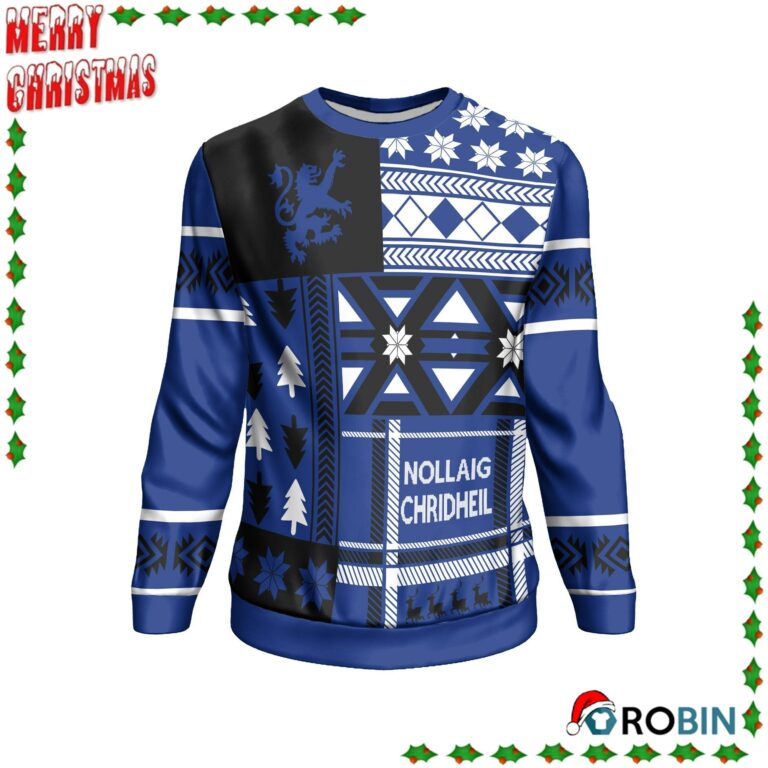 Scotland Christmas Sweatshirt Nollaig Chridheil Ugly Sweatshirt, Sweater