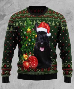 Scottish Terrier Cute Christmas 3D Print Ugly Christmas Sweater RB4378