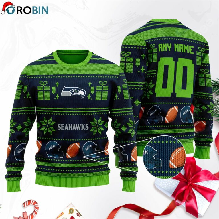 Seattle Seahawks Football Ugly Christmas Sweater, Sweatshirt SWT201