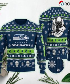 Seattle Seahawks Personalized Ugly Xmas Sweaters SWT36