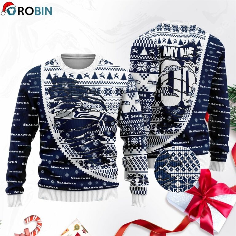 Seattle Seahawks Ugly Christmas Sweater, Sweatshirt SWT148