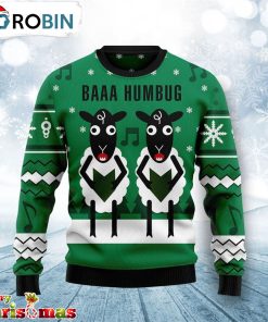 Sheep Baaa Humbug Ugly Christmas Sweater – Xmas Ugly Sweater