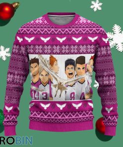 shiratorizawa academy ugly christmas sweater haikyuu anime xmas gift 1 j72xzn