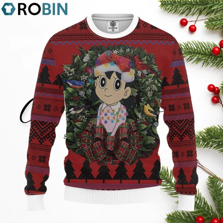 Shizuka Doraemon Merry Christmas Ugly Christmas Sweater