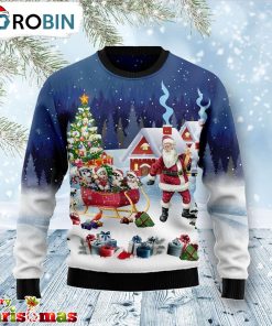 Siberian Husky Dog Ugly Christmas Sweater – Best Gift For Christmas
