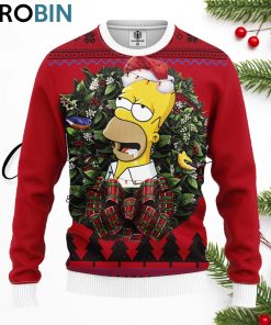 Simpsons Funny Noel Merry Christmas Ugly Christmas Sweater