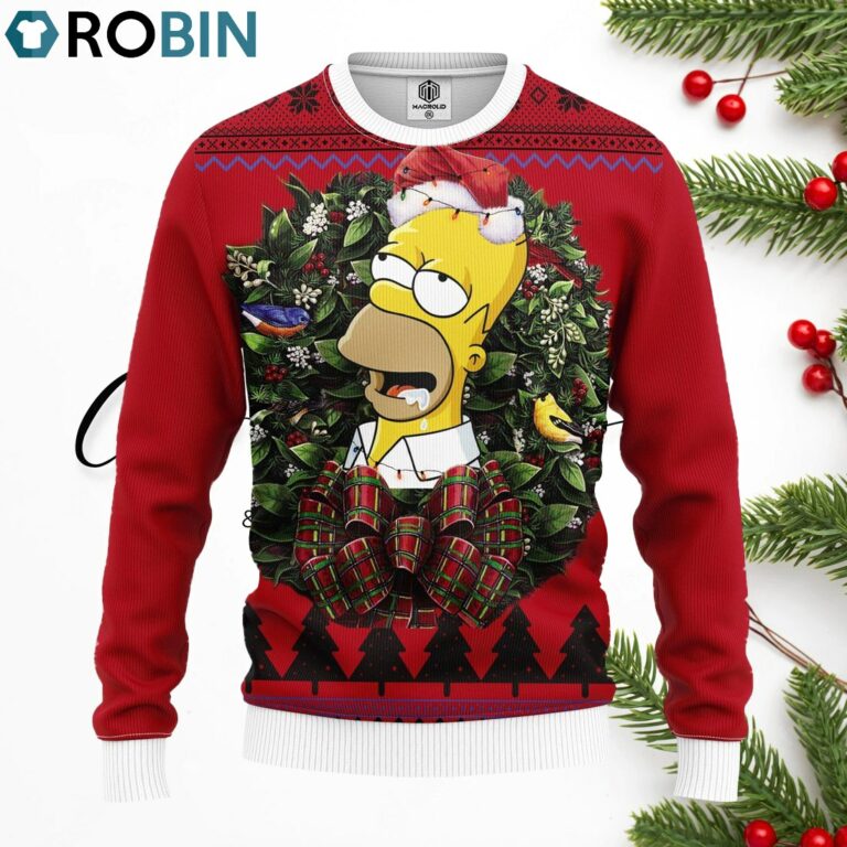 Simpsons Funny Noel Merry Christmas Ugly Christmas Sweater