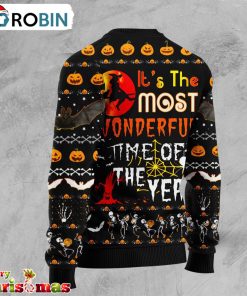 Skeleton Pumpkin Halloween Sweater – Cute Halloween Tee