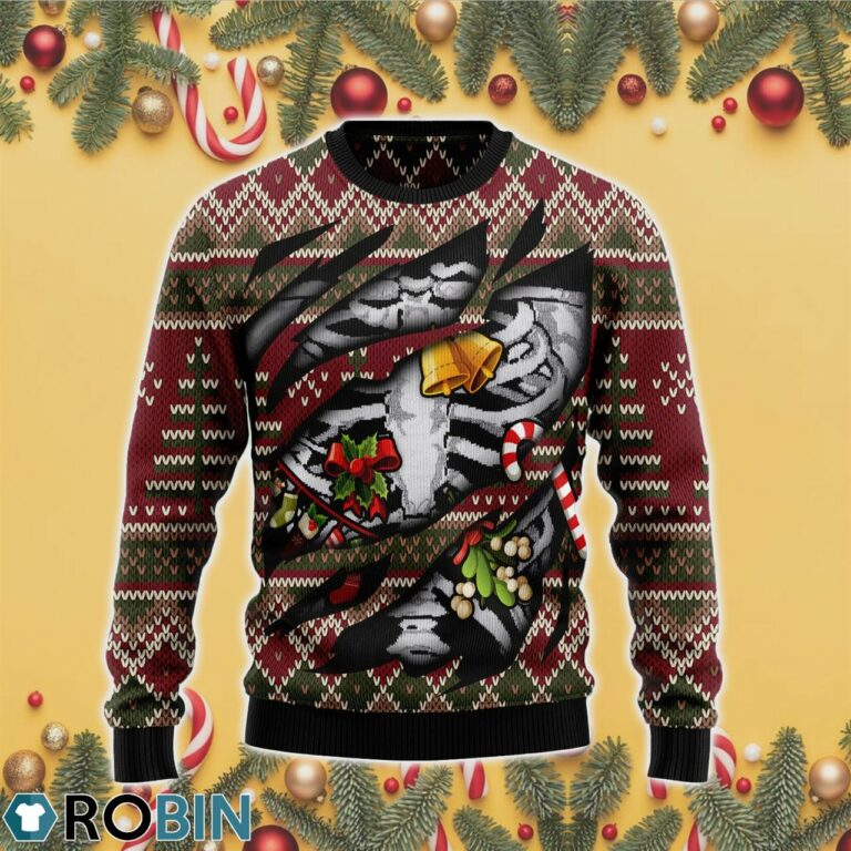 Skeleton Ugly Christmas Sweater RB4395