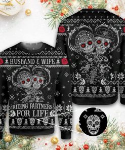 Skull Christmas Ugly Sweatshirt, Sweater