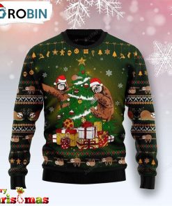 Sloth Christmas Tree Ugly Christmas Sweater – Gift For Christmas