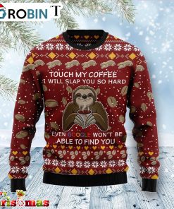 Sloth Coffee Christmas Sweater – Best Xmas Gift