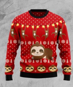 Sloth Lover Ugly Christmas Sweater RB4408