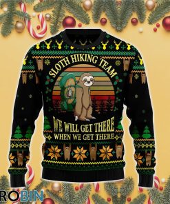 Sloth Team Holiday Ugly Christmas Sweater RB4383