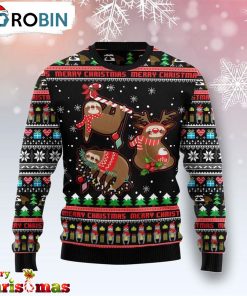 Sloth Ugly Christmas Sweater – Best Gift For Christmas