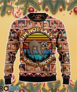 Sloth 3D Print Ugly Christmas Sweater RB4428