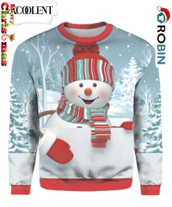 Snowman Christmas Ugly Christmas Sweater – Christmas Outfits Gift