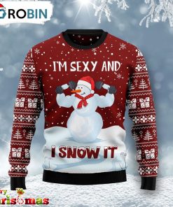 Snowman Christmas Ugly Christmas Sweater – Retro Christmas Sweater – Gift For Christmas