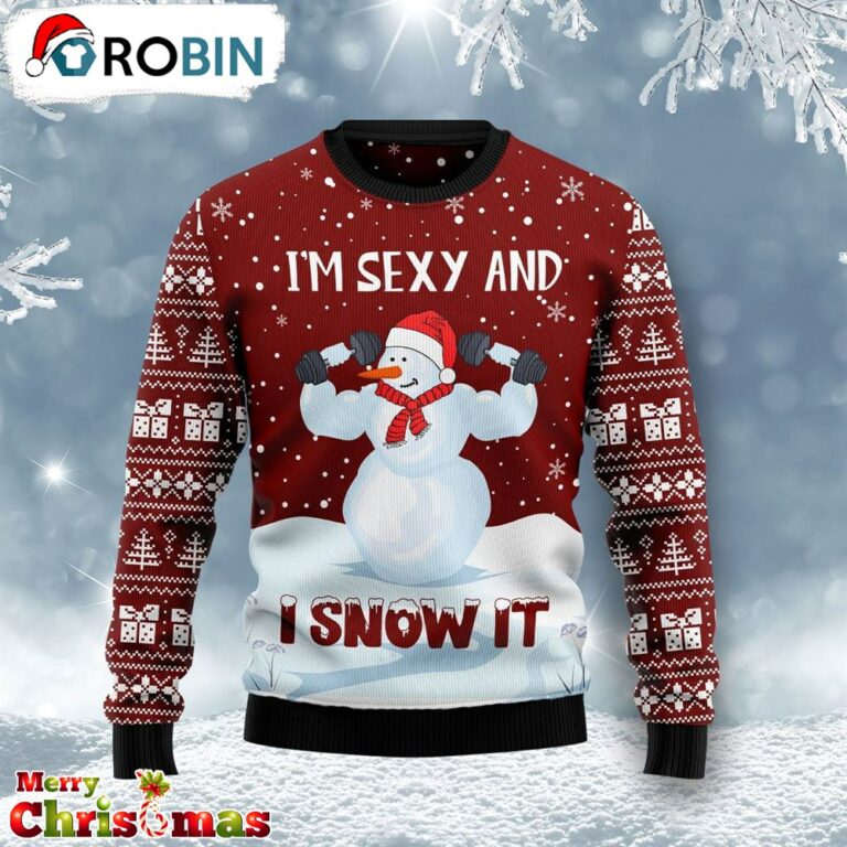 Snowman Christmas Ugly Christmas Sweater – Retro Christmas Sweater – Gift For Christmas