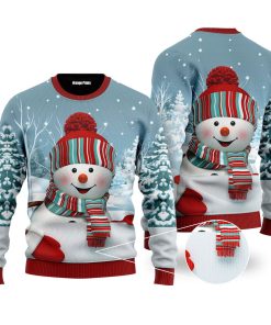 snowman christmas ugly sweatshirt sweater 1 pmjnil