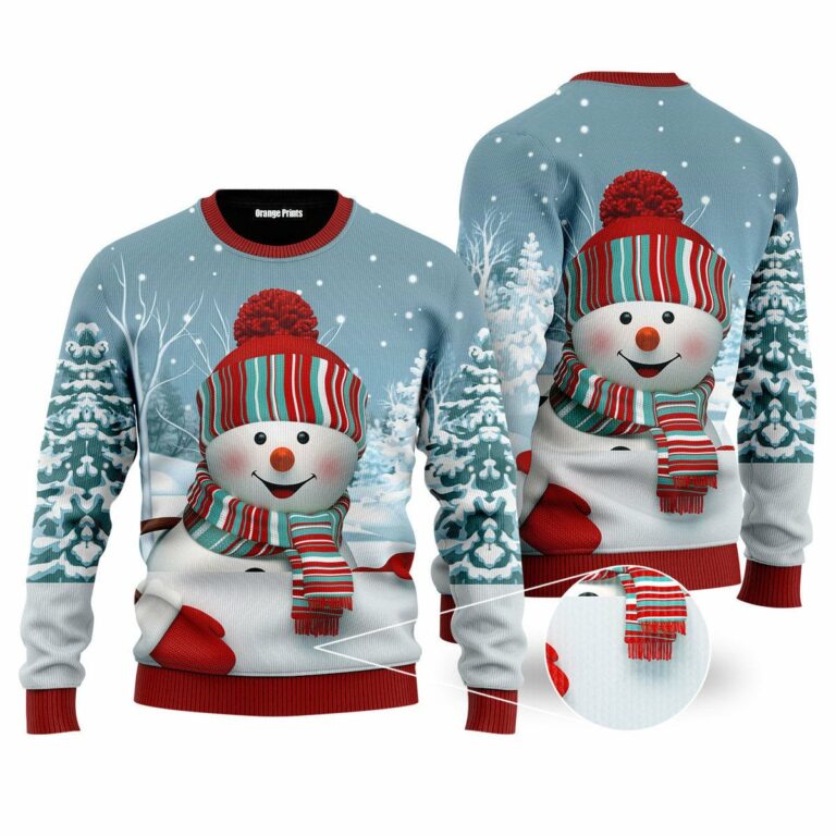 Snowman Christmas Ugly Sweatshirt, Sweater