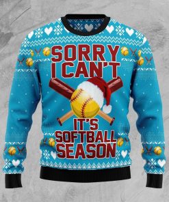 Soft Ball Season Christmas Ugly Sweatshirt, Sweater