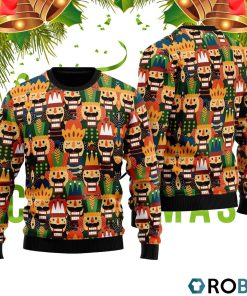 Son Of A Nutcracker Pattern 3D Print Ugly Christmas Sweater RB2452