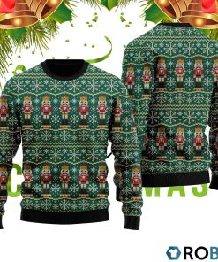 Son Of Nutcracker Snowflakes Pattern Ugly Christmas Sweater RB2459