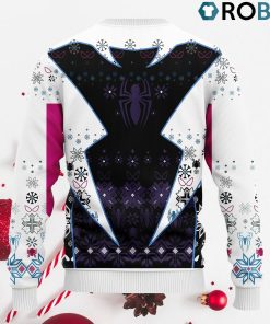 Spiderman White Ugly Christmas Sweater Spiderman White Ugly Christmas Sweater