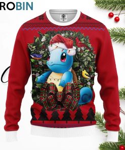 Squirtle Pokemon Merry Christmas Ugly Christmas Sweater Squirtle Pokemon Merry Christmas Ugly Christmas Sweater