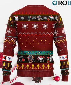Star Wars Cute Ugly Christmas Sweater Yellow 2 Star Wars Cute Ugly Christmas Sweater Yellow 2