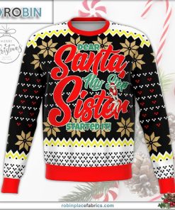 Step Sis Did It Ugly Christmas Sweater