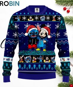 stitch mice ugly christmas sweater blue 1 gdgdk0