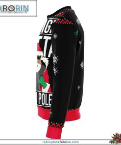 straight outta north pole funny ugly christmas sweater 324 8eWiN