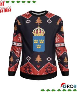 Sweden Christmas Santa Claus Ho Ho Ho Ugly Sweatshirt, Sweater