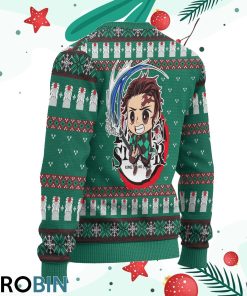 Tanjiro Kamado Demon Slayer Anime Ugly Christmas Sweater Xmas Gift