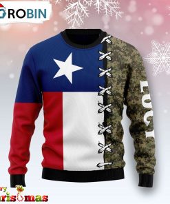 Texas Camo Ugly Christmas Sweater – Gift For Christmas