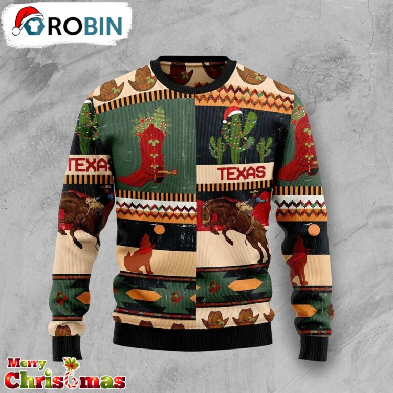 Texas Christmas Ugly Christmas Sweater – Gift For Christmas