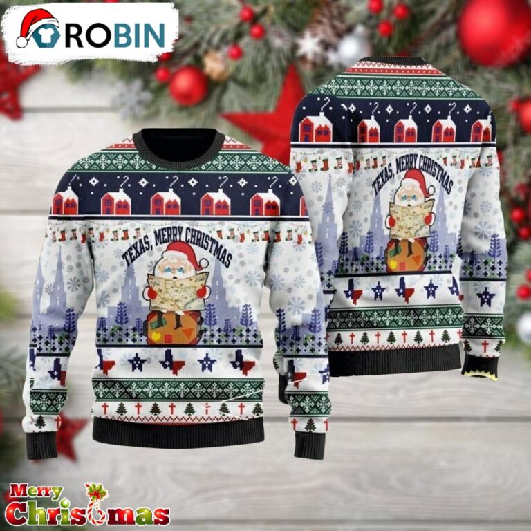 Texas Merry Ugly Christmas Sweater – Gift For Christmas