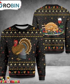 Christmas Seamless Pattern With Cute Gnomes Ugly Christmas Sweater For Men And Women, Christmas Gift