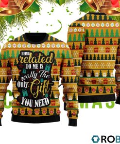 The Only Gift You Need 3D Print Ugly Christmas Sweater RB4420