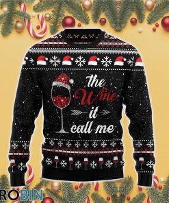 The Wine It Call Me 3D Print Ugly Christmas Sweater RB4422
