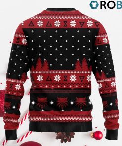 The Witcher Red Ugly Christmas Sweater