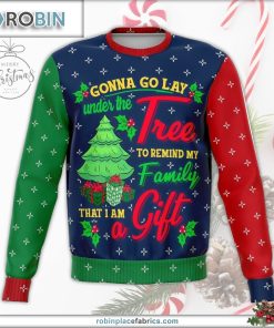 Then Greatest Gift Ugly Christmas Sweater
