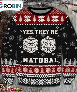 They Are Natural Ugly Christmas Sweater – Retro Christmas Sweater