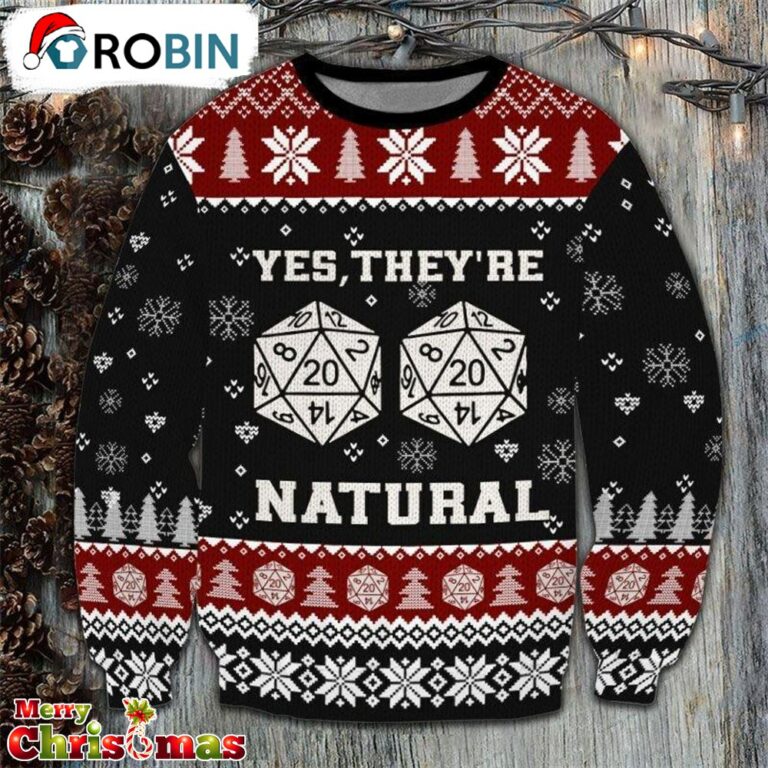 They Are Natural Ugly Christmas Sweater – Retro Christmas Sweater