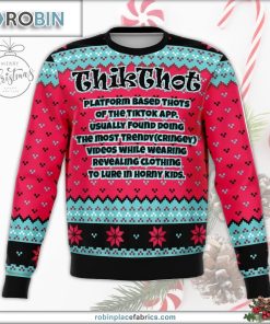 Thikthot Ugly Christmas Sweater Thikthot Ugly Christmas Sweater