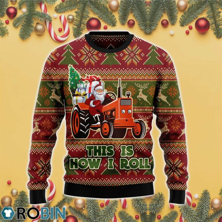 This Is How I Roll 3D Print Ugly Christmas Sweater RB4428